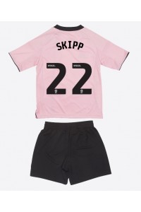 Leicester City Oliver Skipp #22 Jalkapallovaatteet Lasten Kolmas peliasu 2025-26 Lyhythihainen (+ Lyhyet housut)